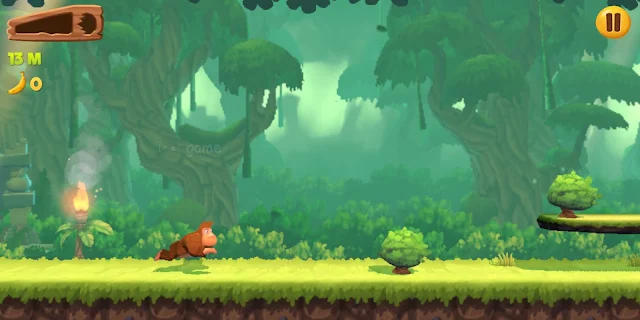 لعبة Banana Kong 2 | لعبة القرد الشقي ومغامرات في الغابة ألعاب مغامرات