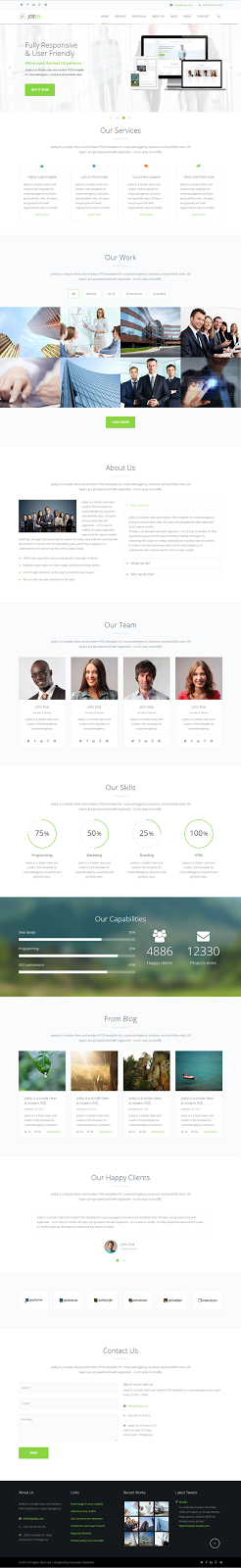 Onepage html theme