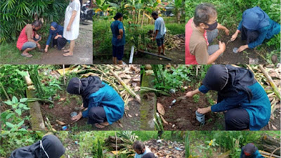 Musim Hujan Tiba!!! Mahasiswa Undip Membuat Biopori untuk Mengurangi Genangan Air dan Sampah