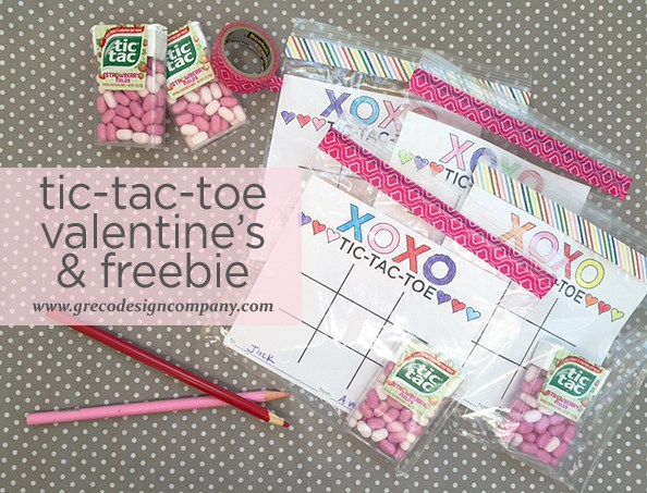 tic tac toe valentine printable