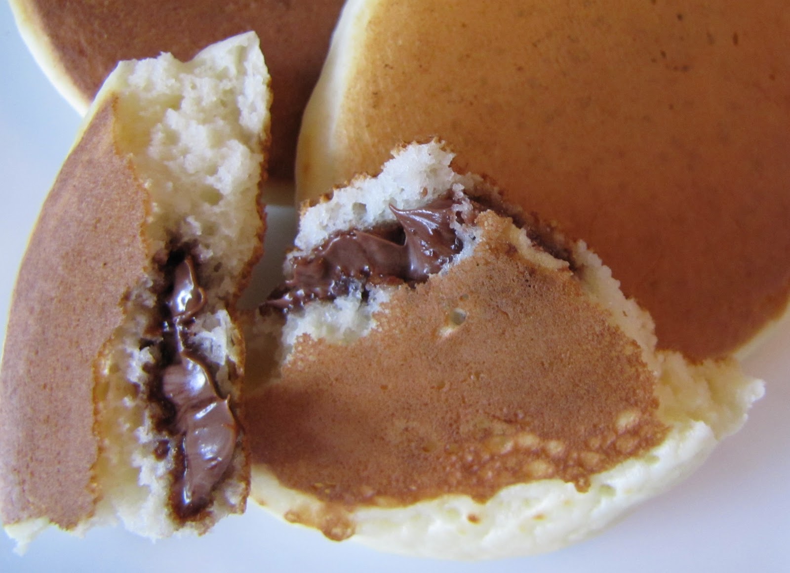 biting pancakes of  one pancakes with nice imagine to those fluffy bisquick how to pancakes into make nutella now