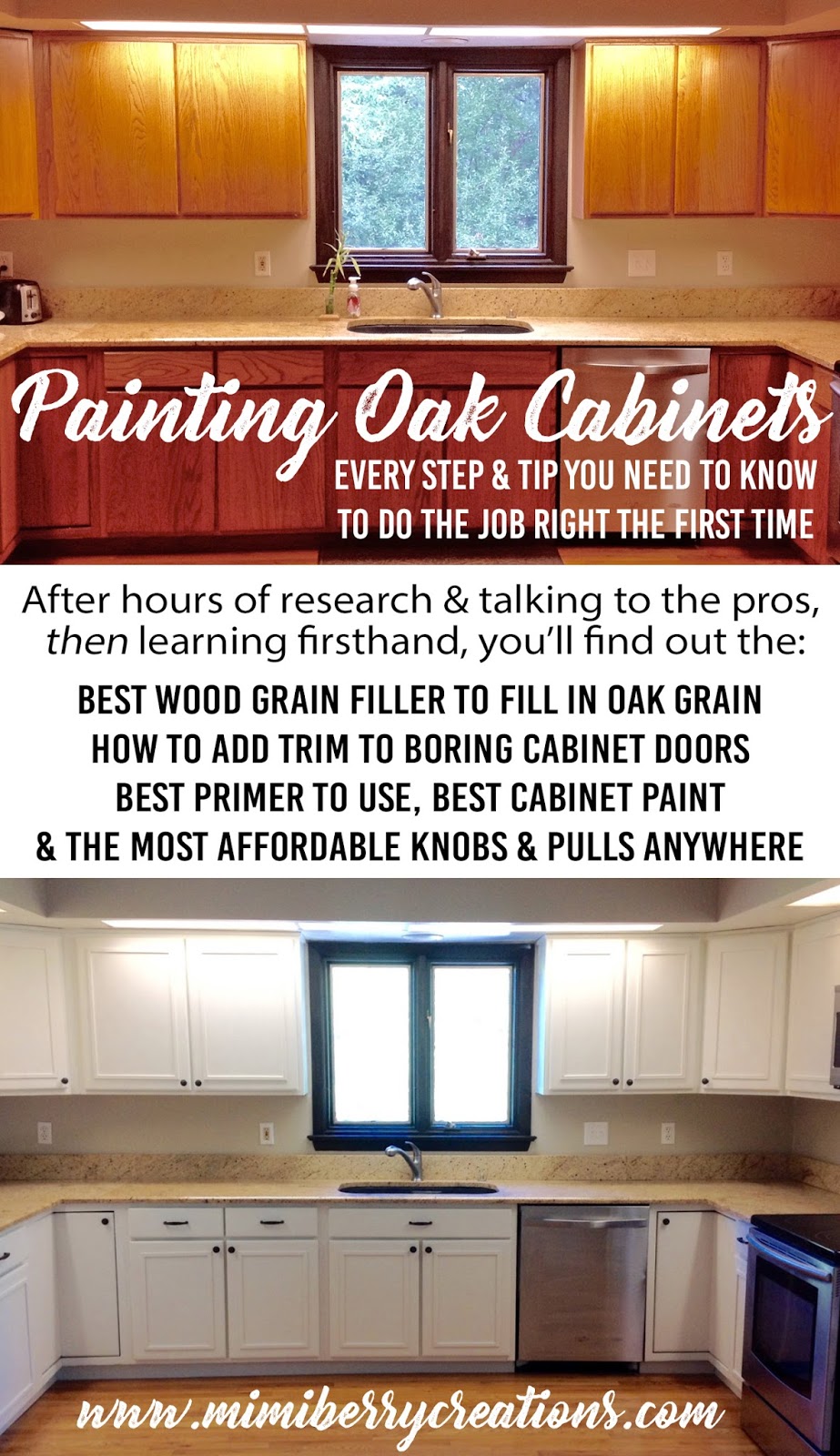 Mimiberry Creations Painting Oak Cabinets Everything You Need To