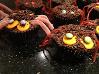 Spider cupcakes