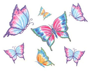 butterfly fly tattoo