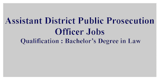 Assistant District Public Prosecution Officer Jobs in CGPSC