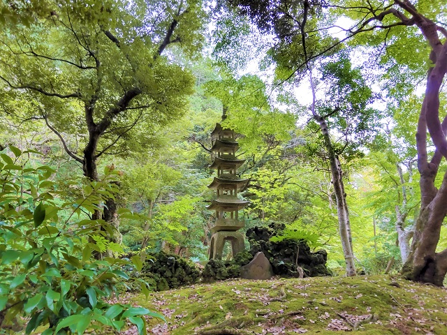 成田山公園　石の五重塔