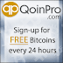 Cara mendapatkan BTC atau Bitcoin gratis dari Qoinpro