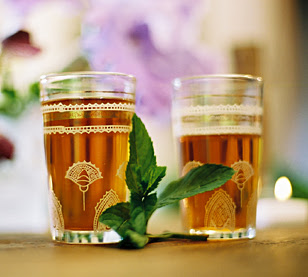 moroccan mint, mint tea, moroccan glass tea