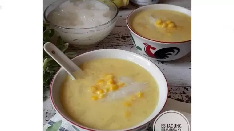 resep es jagung kepala muda