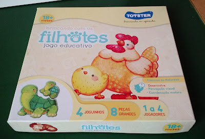 Jogo educativo brincando com os filhotes da Toyster , para crianças pequenas R$  20,00