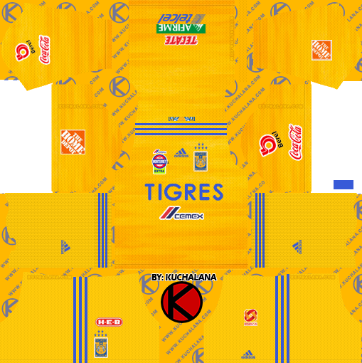 Tigres Uanl 20192020 Kit Dream League Soccer Kits Kuchalana