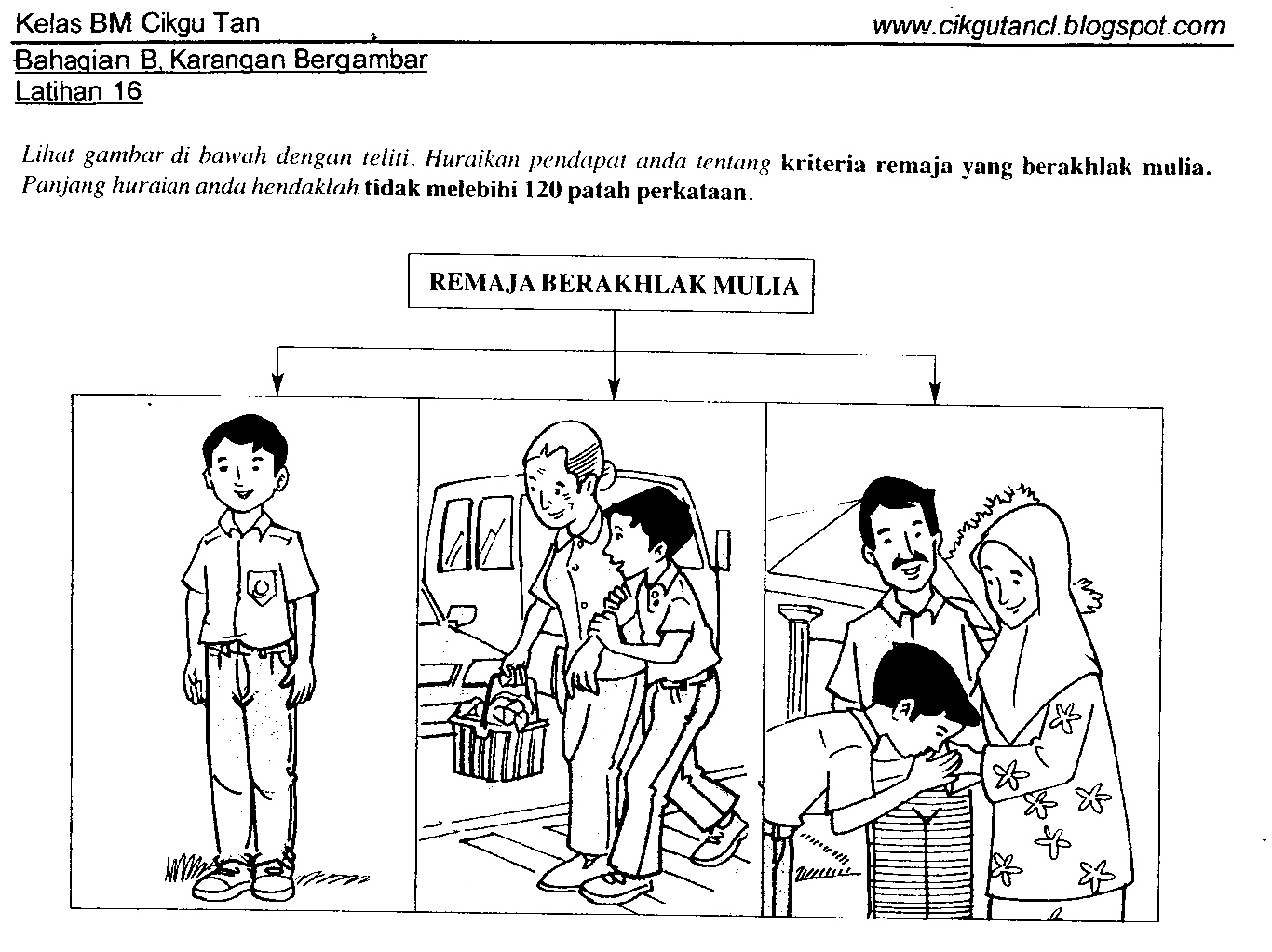 LAMAN BLOG CIKGU TAN CL: Karangan Bergambar PMR - Remaja ...