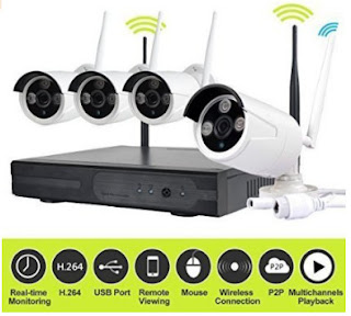 JOOAN TC-734 720P Cameras 4CH WIFI NVR Wireless Security CCTV Surveillance Systems review