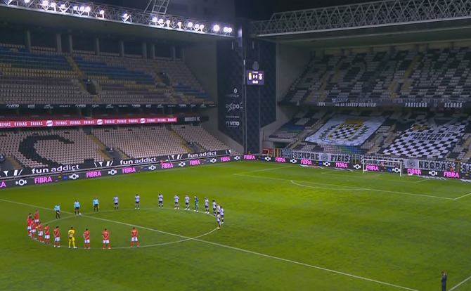 A homenagem ao "pai" do Estádio num estádio vazio