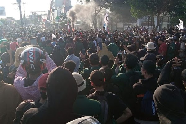 Demo Mahasiswa di Makassar, Palopo dan Enrekang Berakhir Ricuh