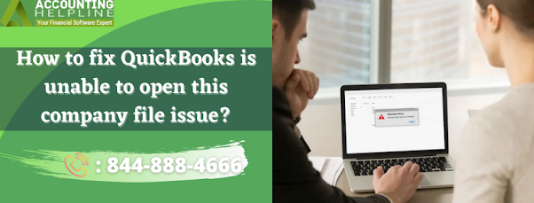 QuickBooks is unable to open this company file