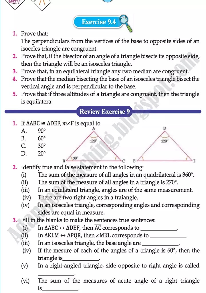 congruent-triangles-mathematics-class-9th-text-book