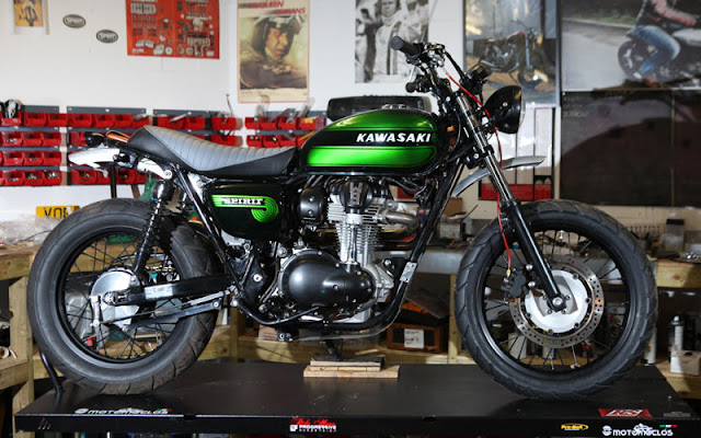 Kawasaki W800 Scrambler by Spirit Of The Seventies