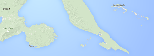  Masyarakat di kawasan ini lebih sering menyebut  Kepulauan Widi - Wisata Halmahera Selatan