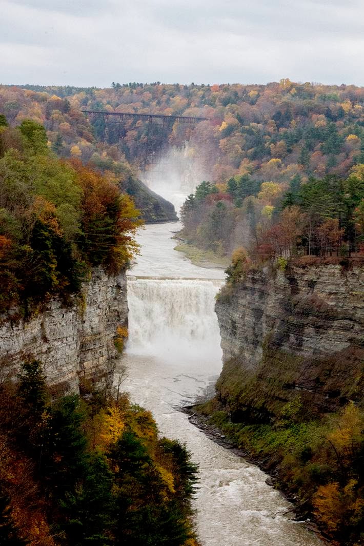 The Highest waterfall in New York | Letchworth State Park