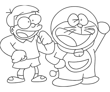 #2 Doraemon Coloring Page