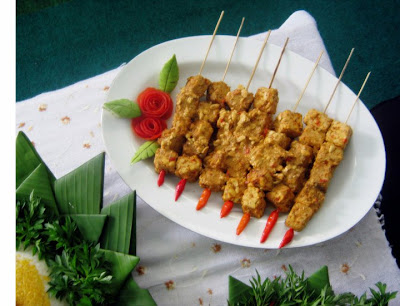 Resep sate tempe