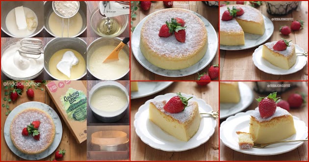 Resep Japanesse Cheesecake Gluten Free. Hasilnya Lembut Banget dan Yumm, Bener-Bener Highly dan Recommended Deh Pokoknya...