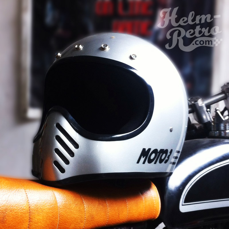 Helm Retro - Helm Retro Pilot - Helm Retro Bogo: Moto3