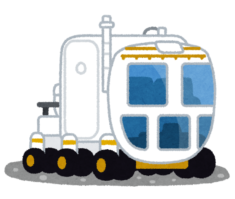 月面車 Lrvのイラスト かわいいフリー素材集 いらすとや