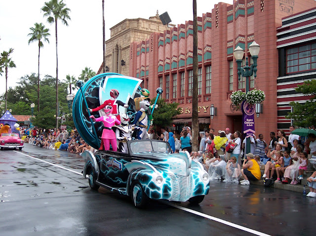 Power Rangers Parade Float Disney Stars and Motor Cars Disney's Hollywood Studios