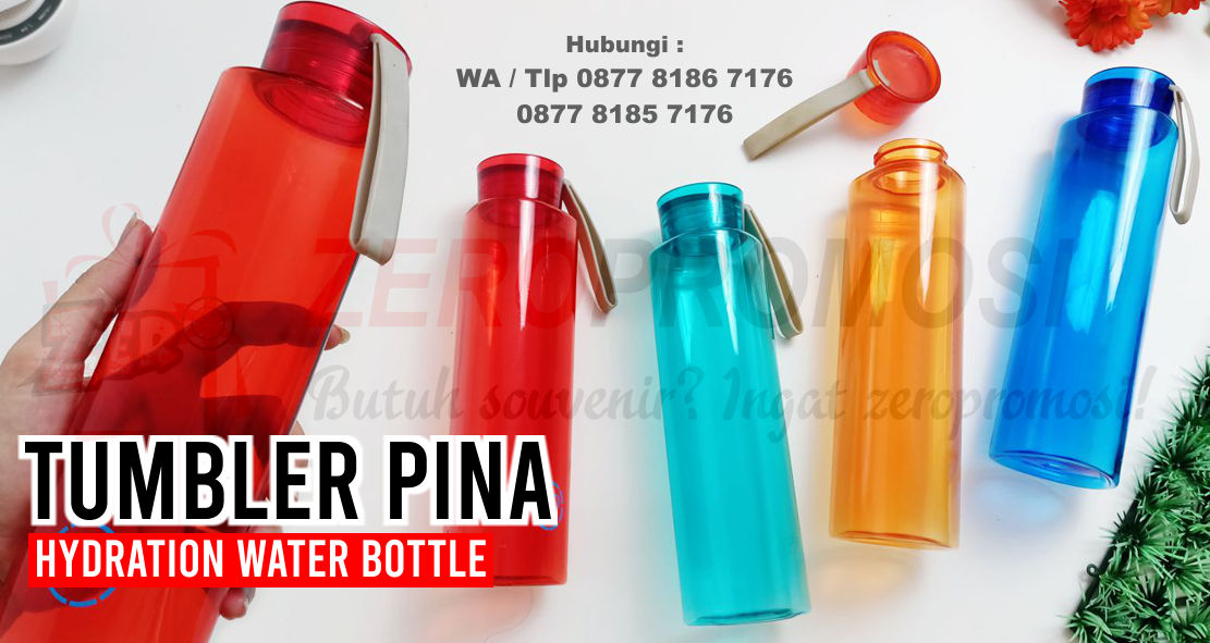 Jual souvenir tumbler Pina Hydration Water Bottle, Botol Minum Tumbler Chielo Pina Hydration Water 500 ml