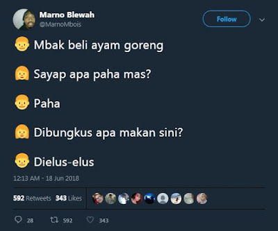 10 Meme 'Mbak Beli Ayam' yang Ngeselin Campur Ngakak