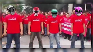 Video parodi Power Rangers Kumpulan Anti Bersih 4.0