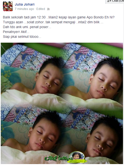Penatnyerrr Anak Umi ...