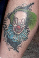 Naturally Colorful Of Perfect Clown Tattoos