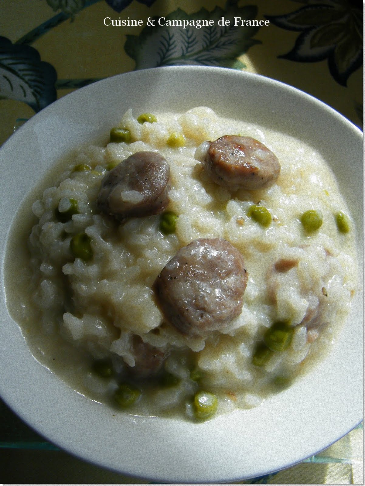 Cuisine Et Campagne De France Risotto Aux Petits Pois Et