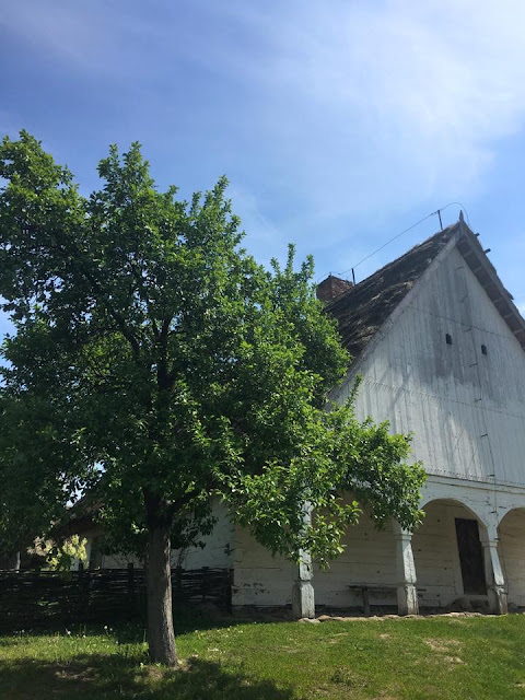 Skansen (open-air museum) in Kłóbka, Poland