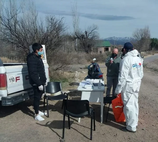 Nuevo puesto de control Covid-19 en el acceso a Punta del Agua