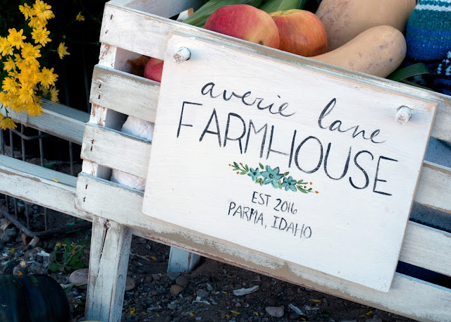 Rustic Wheelbarrow with interchangeable signs #DIHworkshop Virtual Party Averie Lane Farmhouse