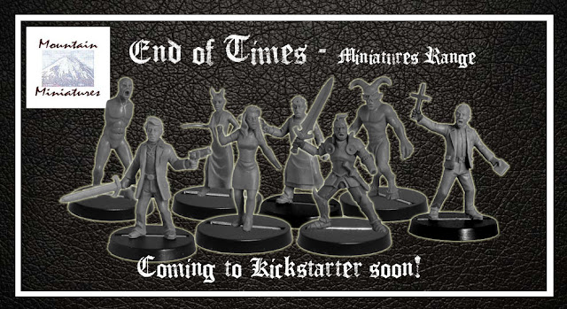 Mountain Miniatures: End of Time Kickstarter - Investigators and Creatures
