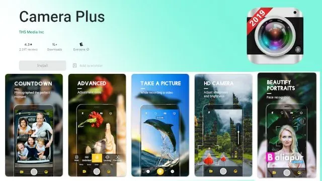 Camera Plus App फोटो एडिटिंग ऐप डाउनलोड