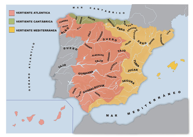 Resultado de imagen de rios vertiente cantabrica