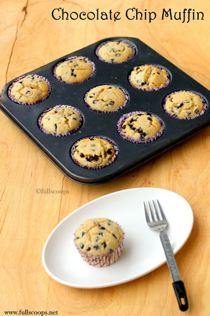 Chocolate chip muffin