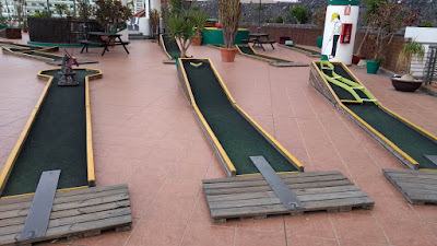 Mini Golf course in Puerto Colón, Tenerife by Philip Walsh