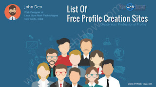 Free Profile Creation Sites list – Build Dofollow SEO Links