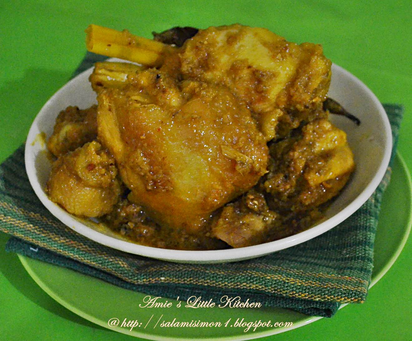 AMIE'S LITTLE KITCHEN: Ayam Ungkep : MALAYSIAN FOOD 