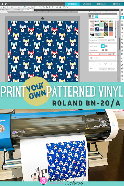 ecosolvent printer, roland bn-20a, printable vinyl, tumbler templates