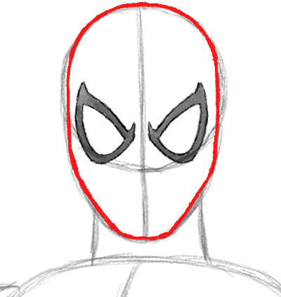 Cara Mudah Menggambar atau Sketsa Spiderman Belajar 