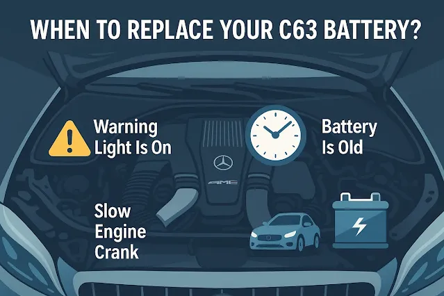 C63のバッテリー交換が必要なタイミングとは？