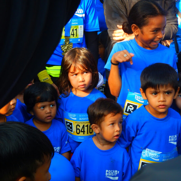 Ketemu Jennifer Bachdim di Pocari Sweat Bandung Marathon Kiddash 200M #SafeRunning